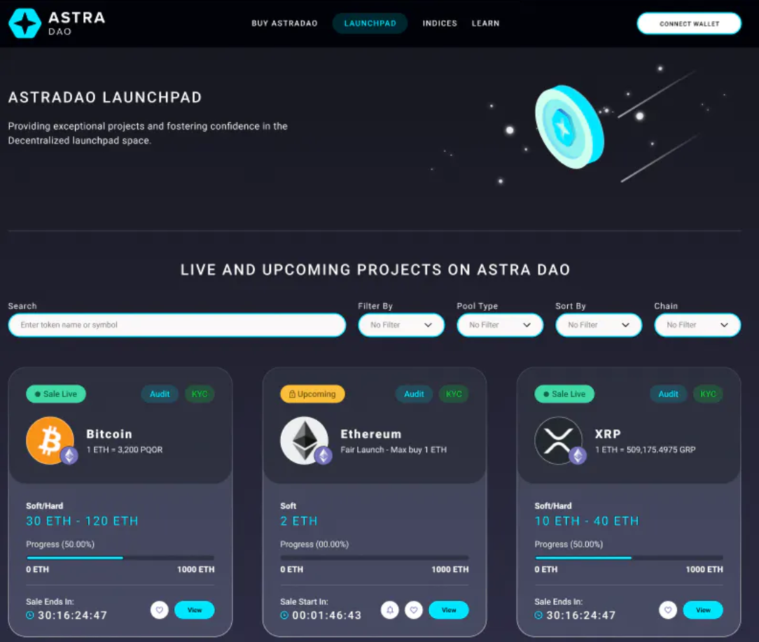 Astra DAO Launchpad