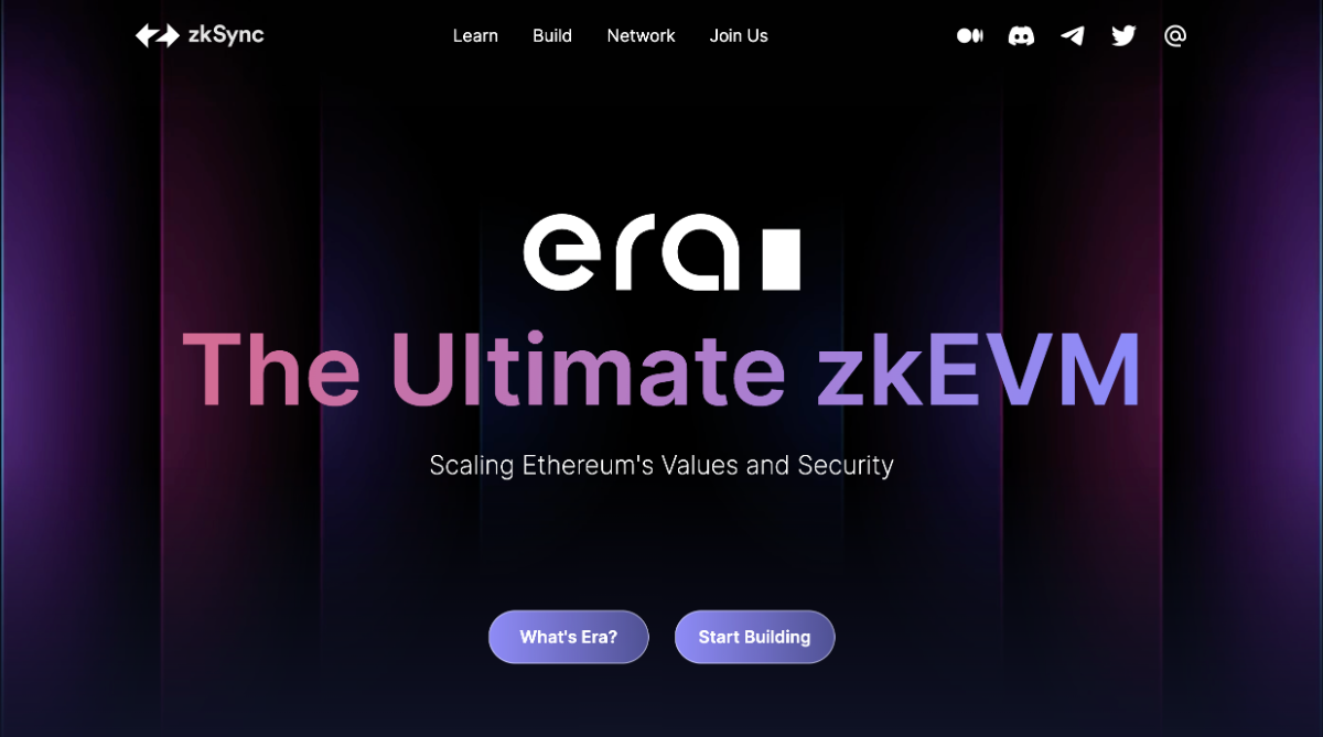 zkSync Homepage: zksync.io
