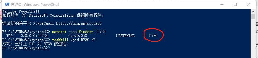图中为指令示意 用的是windows的powershell 这个和cmd基本一样