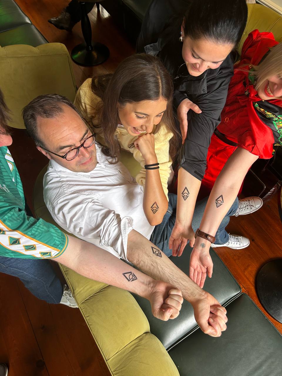Then we all got matching tattoos