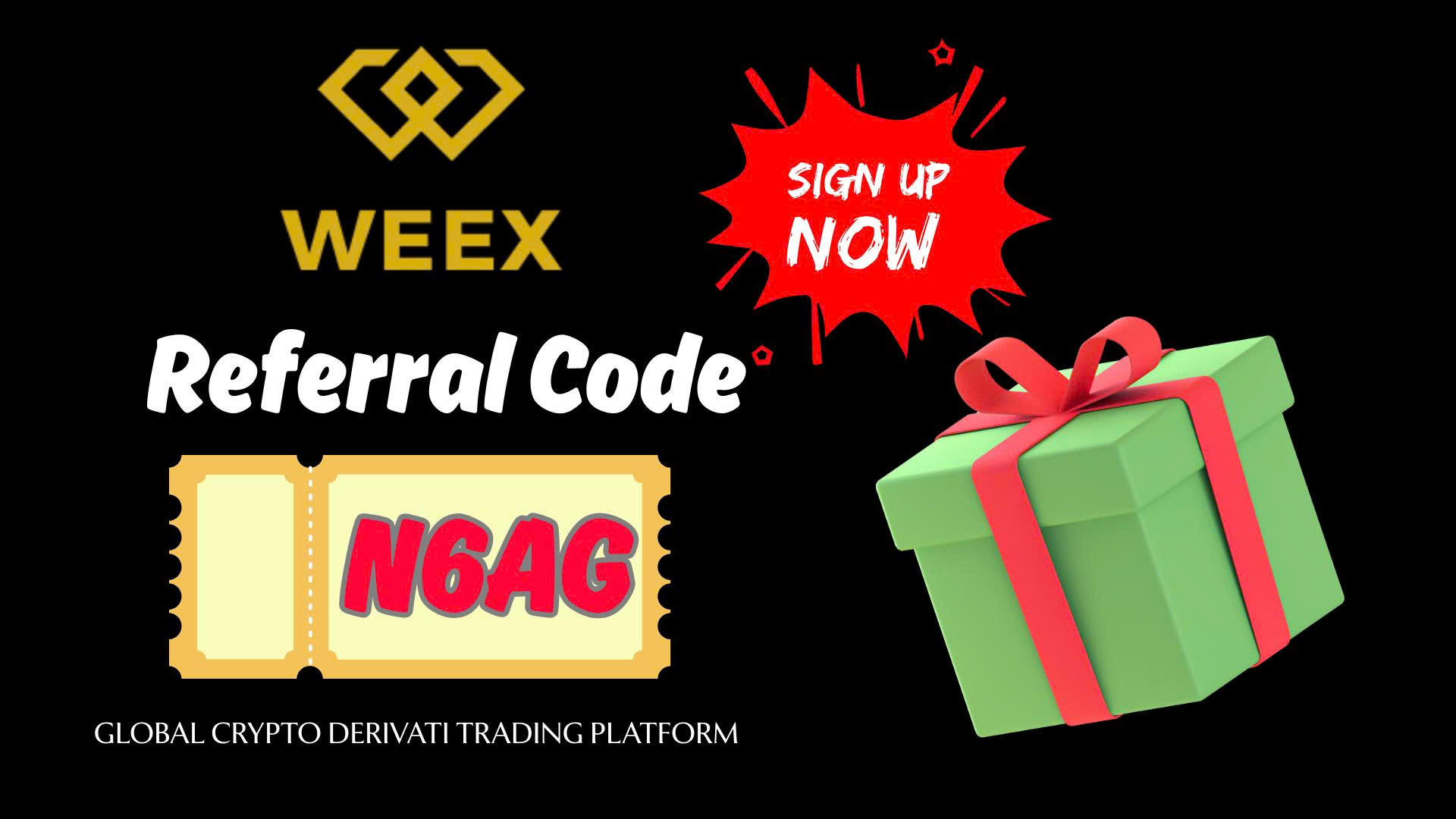  Weex referral code “N6AG”