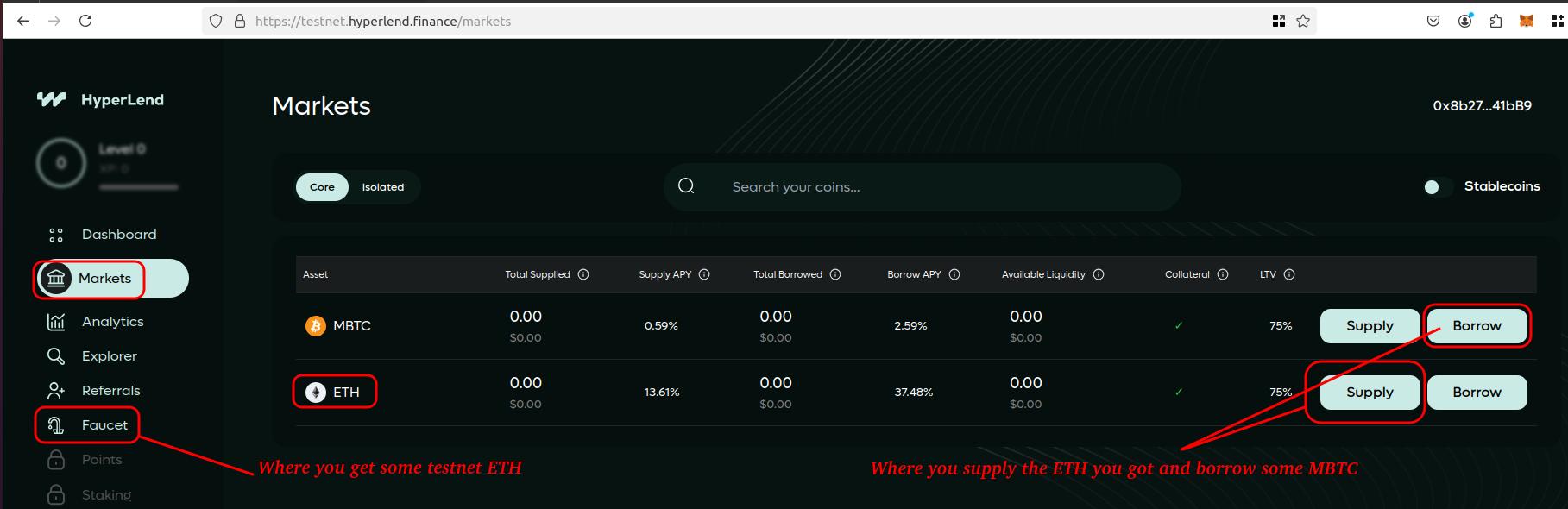 Hyperlend Testnet