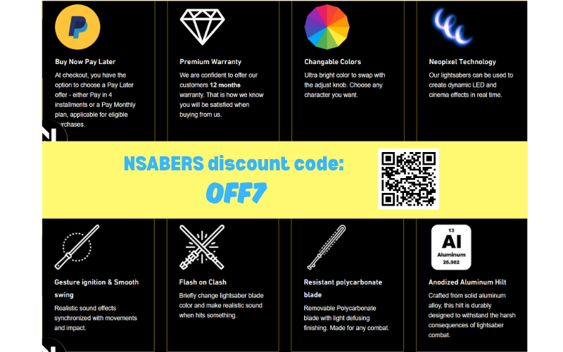 Nsabers features