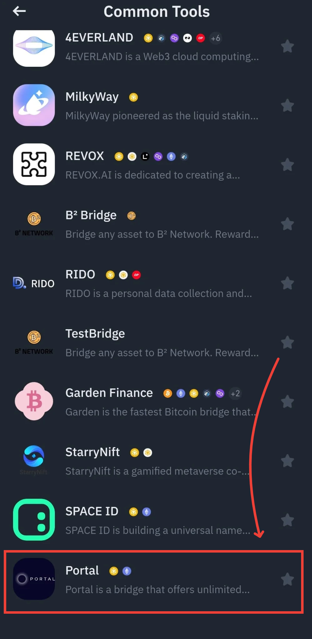 Find Portal Bridge