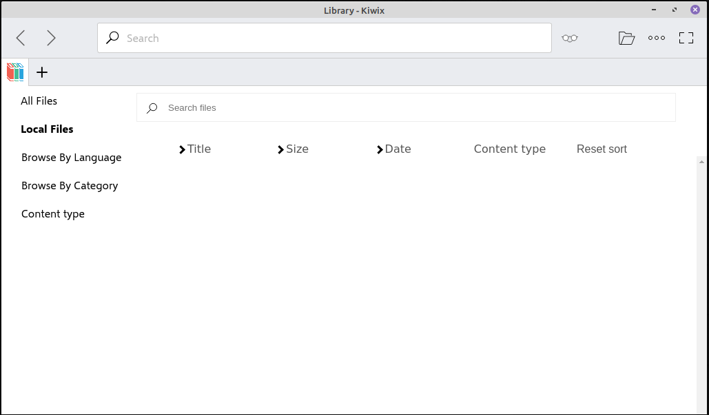 Kiwix on desktop