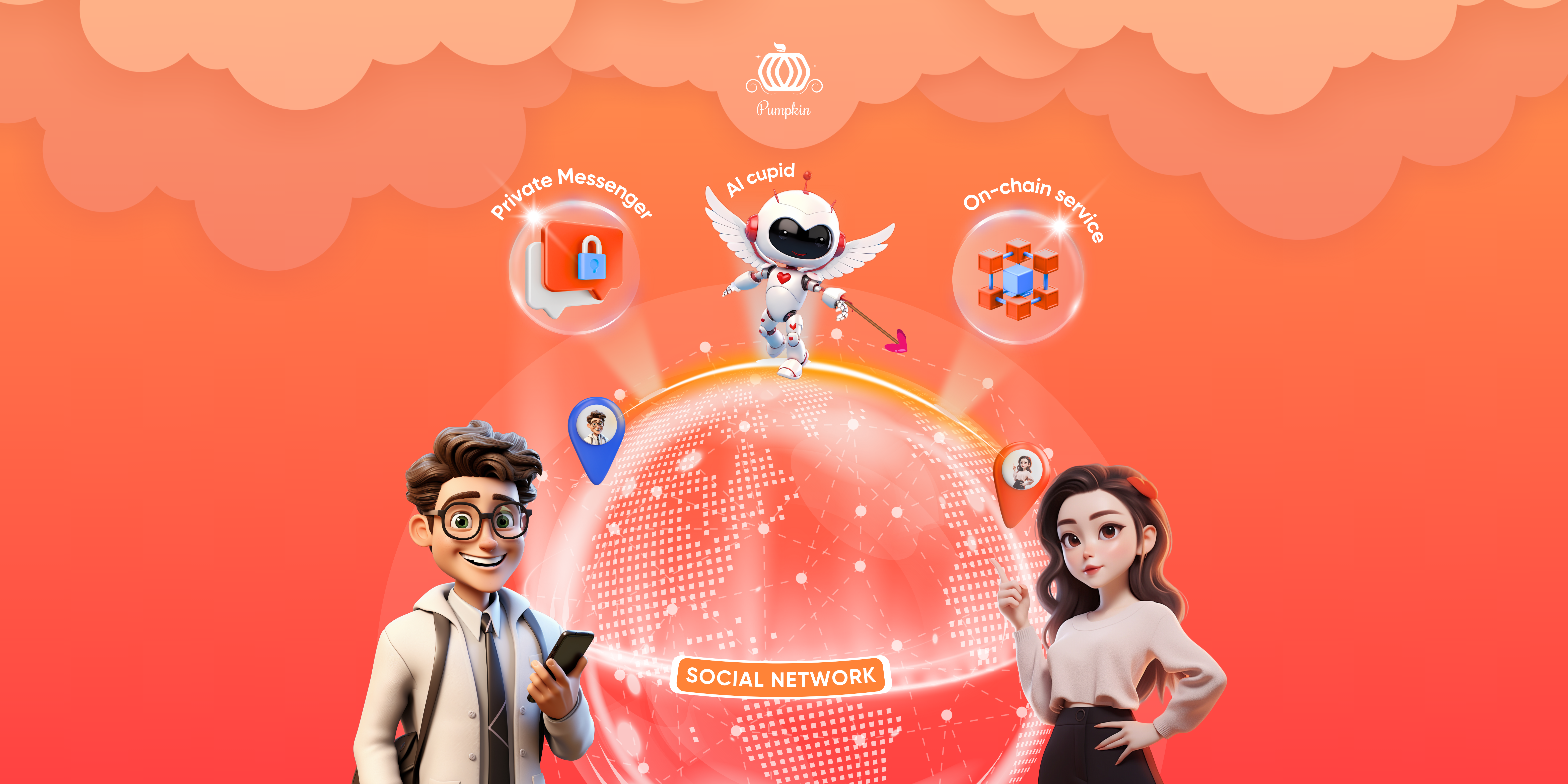 Pumpkin: AI-driven Web3 Dating platform