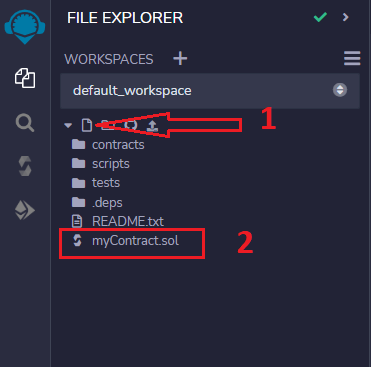 create a new .sol file