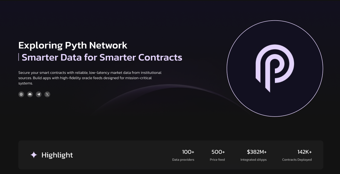 Pyth Ecosystem Page