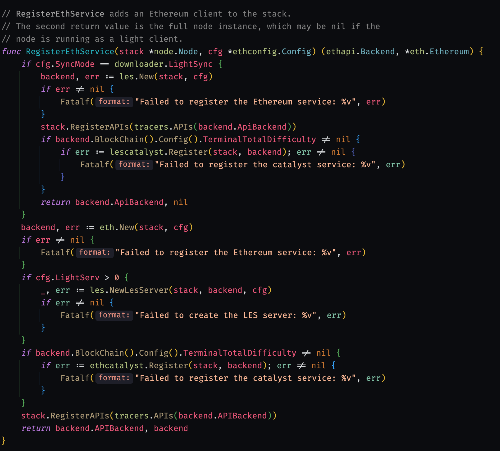 RegisterEthService