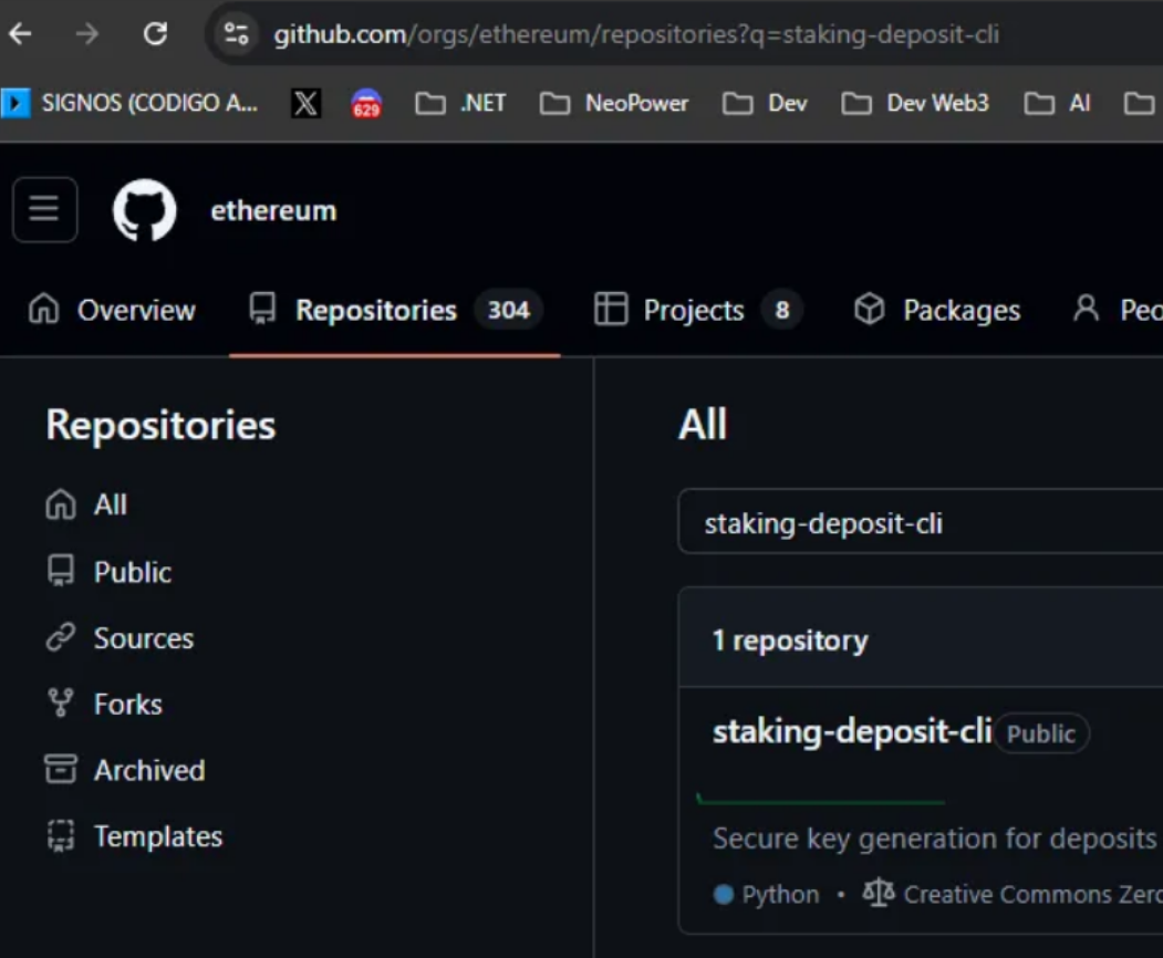 https://github.com/orgs/ethereum/repositories