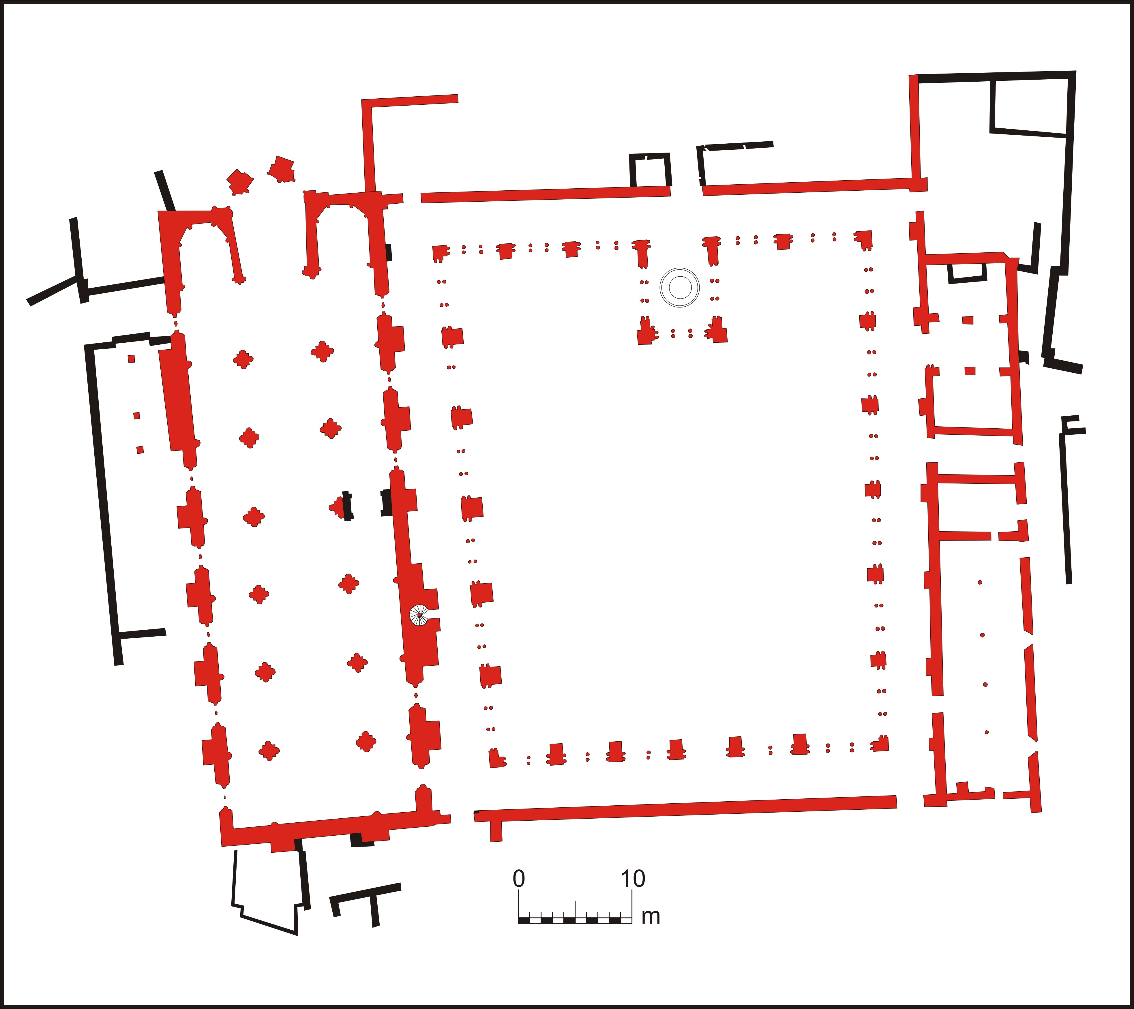 Mosteiro de Santa Clara-a-Velha: planta.