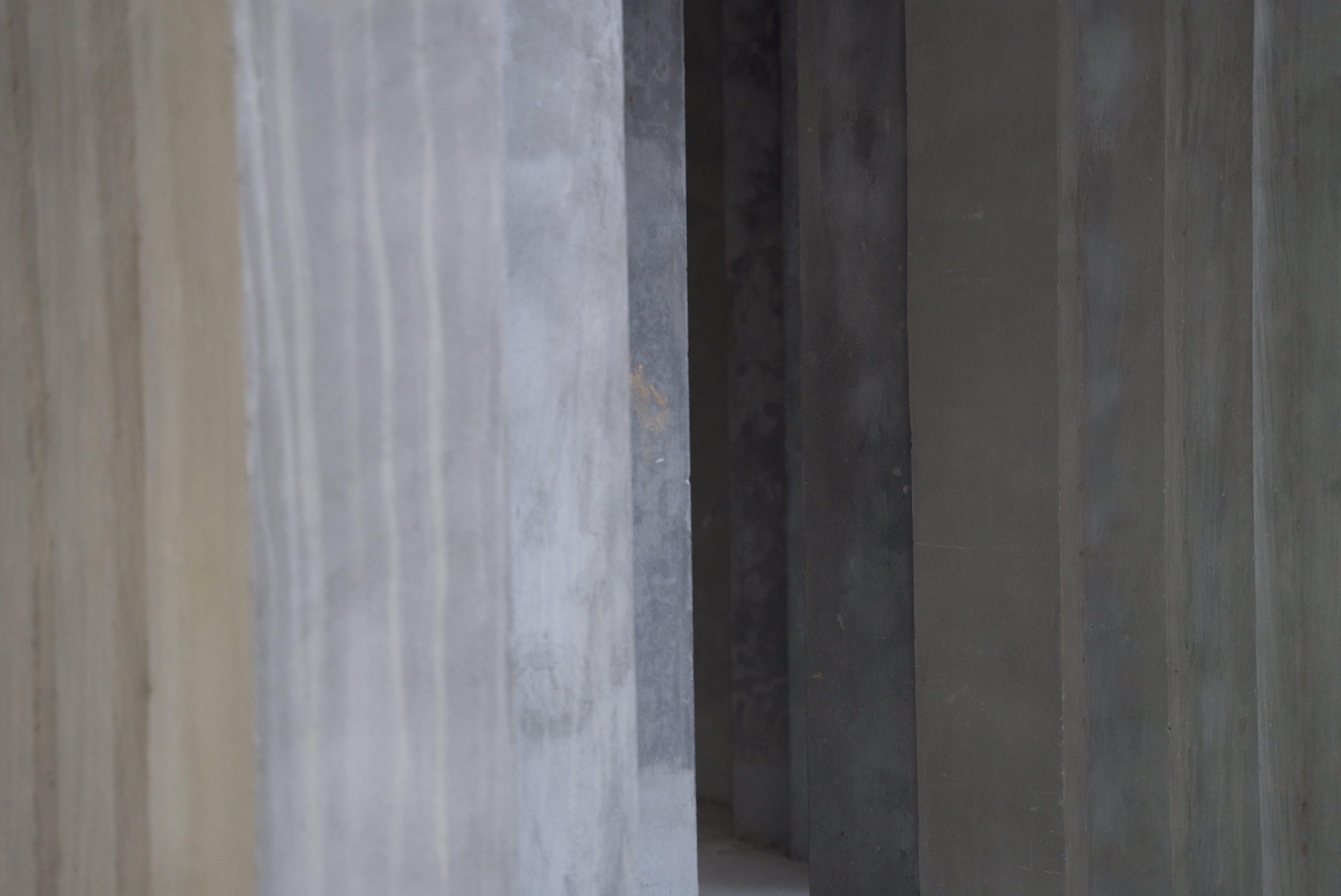 The textures created by some of the concrete walls