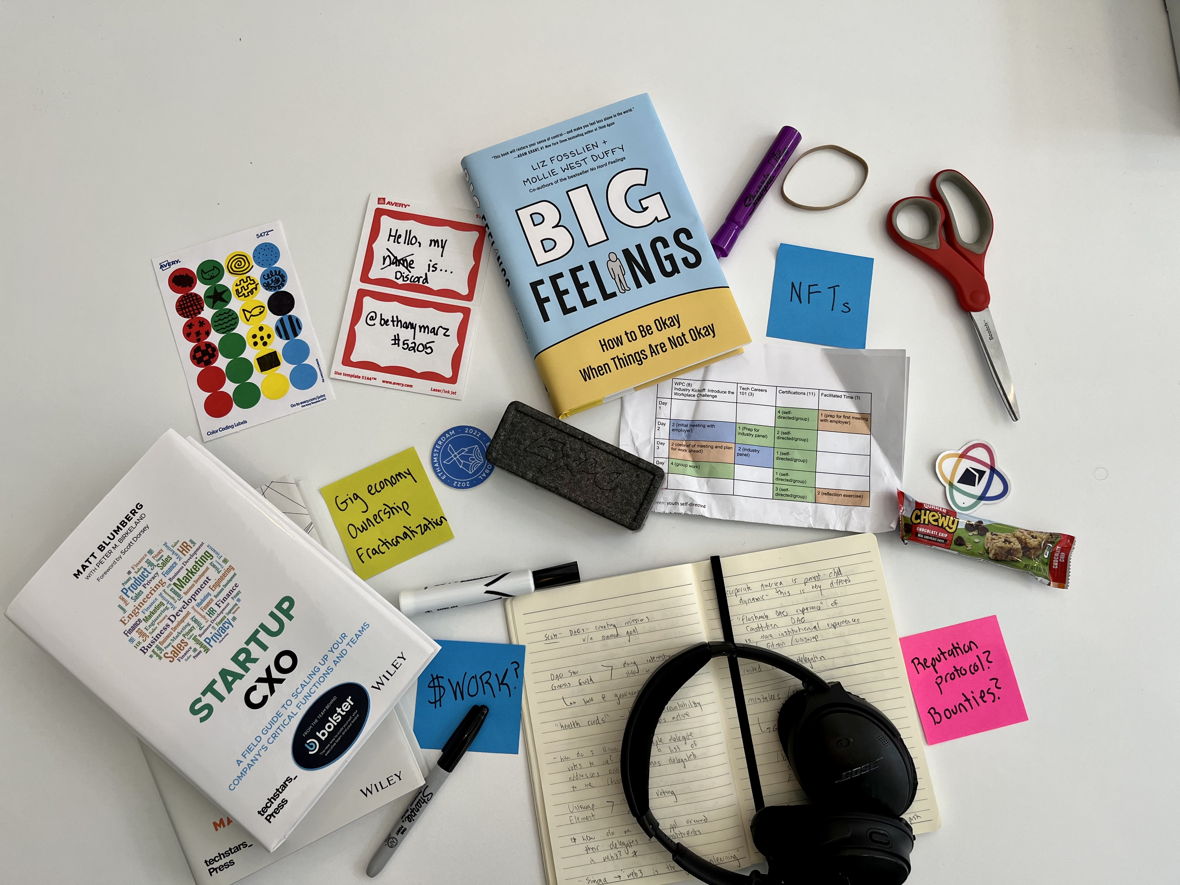 When you’re fully fractional, your brain feels a little bit like your desk — in a million places at once.